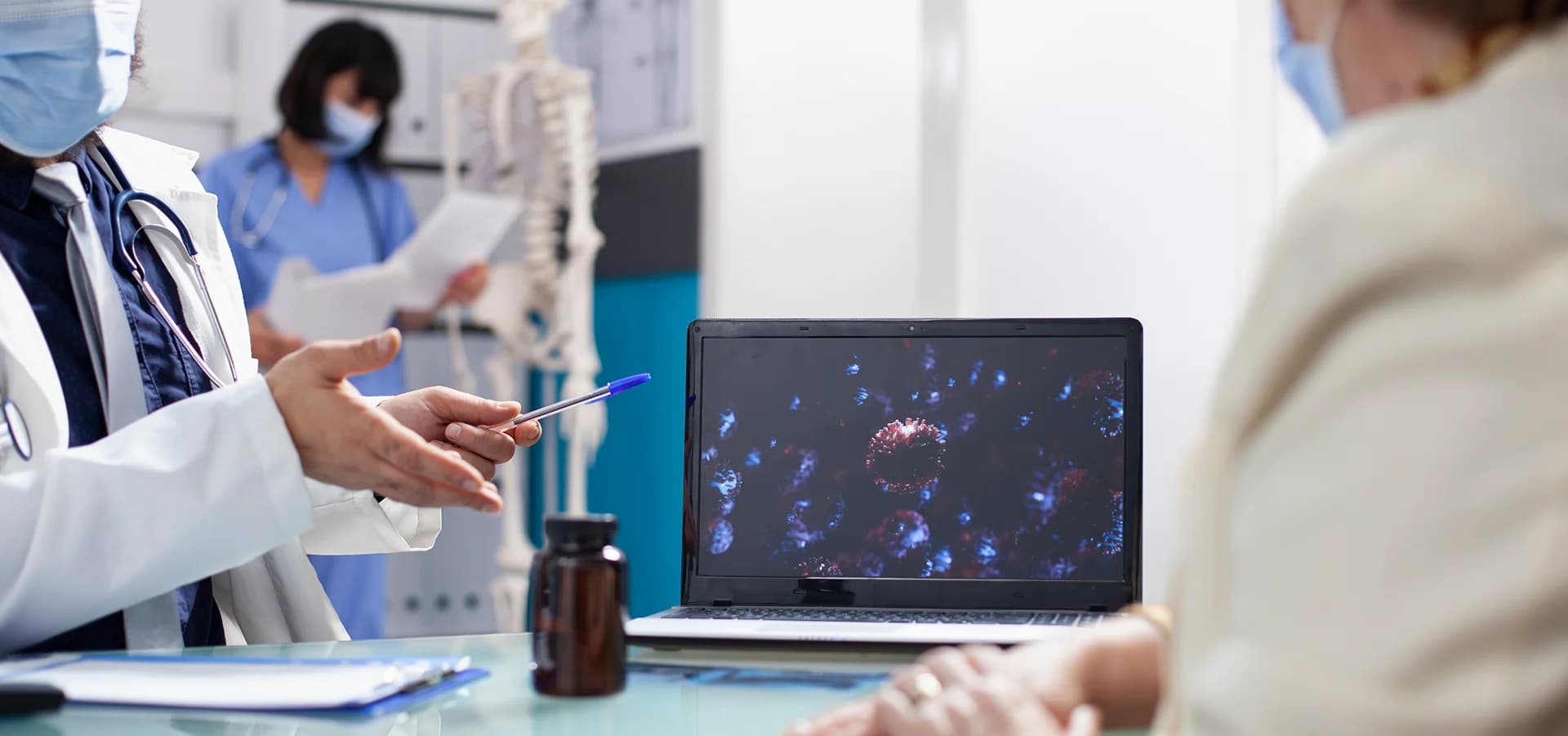 KangarooHealth platform in use within a clinical setting, highlighting technology-enabled patient care.