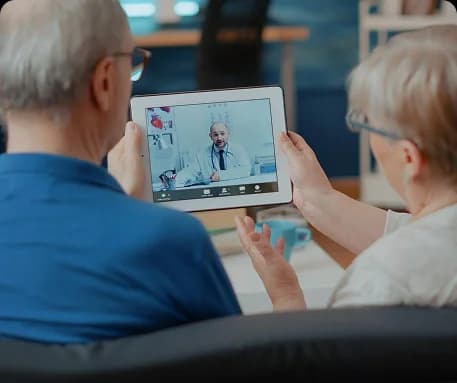Patients utilizing video sharing to connect with clinical care team.