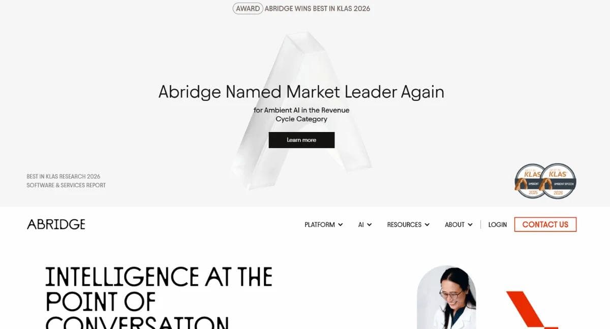 Abridge Homepage